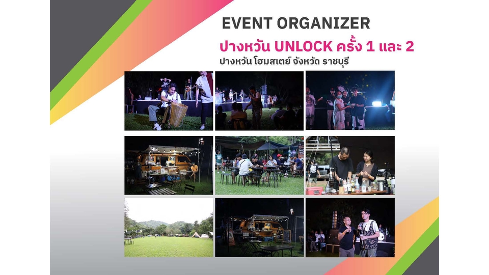 รับออกแบบแบนเนอร์ facebook: ภาพแสดงการจัดงานปางหวัน UNLOCK ครั้งที่ 1 และ 2, จัดโดยปางหวันโฮมสเตย์ จังหวัดราชบุรี เหมาะสำหรับแบนเนอร์โซเชียลมีเดีย, งานอีเว้นท์, ออกแบบ banner, โฆษณาออนไลน์, ออกแบบแบนเนอร์, โปรโมทกิจกรรม