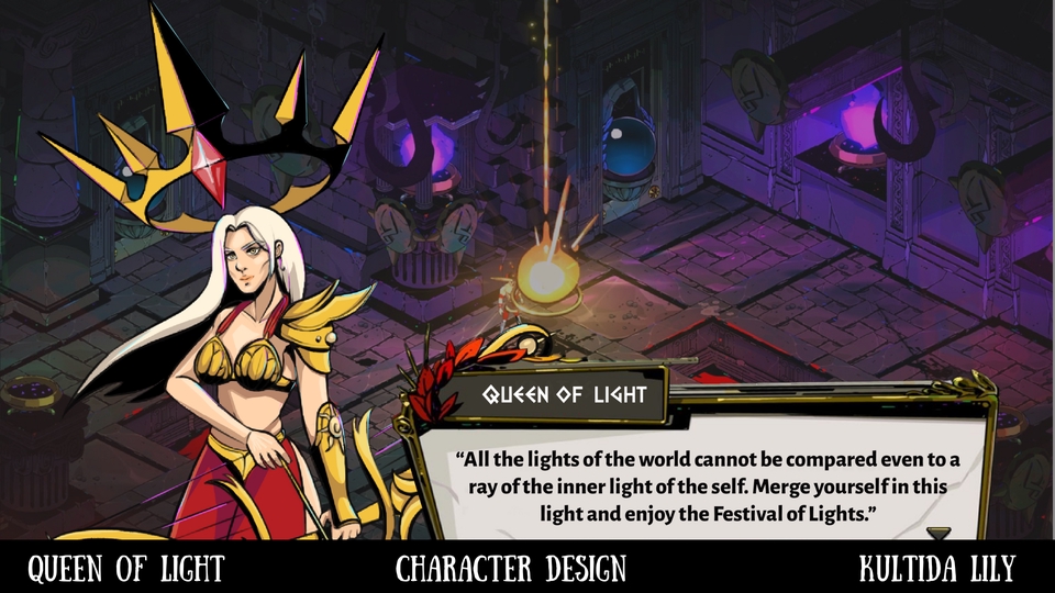 วาดภาพประกอบเกมส์ออนไลน์ Queen of Light  ตัวละครดิจิตอลเพ้นท์