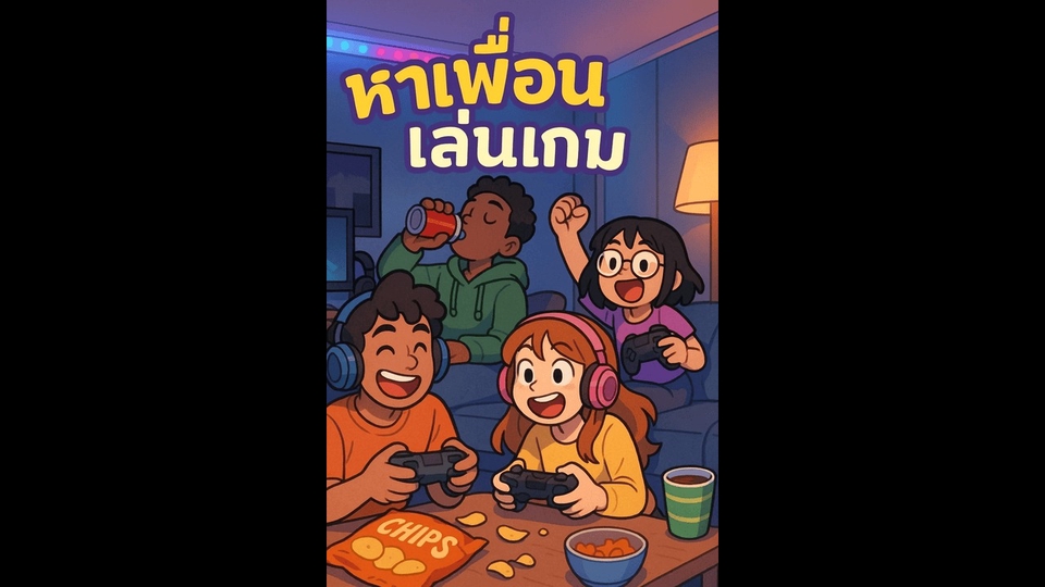 หาเพื่อนเล่นเกม เล่นเกมกับเพื่อน