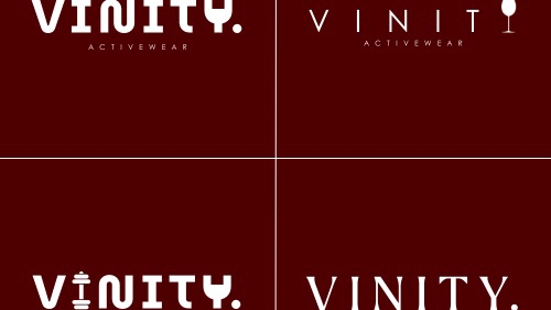 ออกแบบโลโก้ Vinity สไตล์มินิมอล หรูหรา