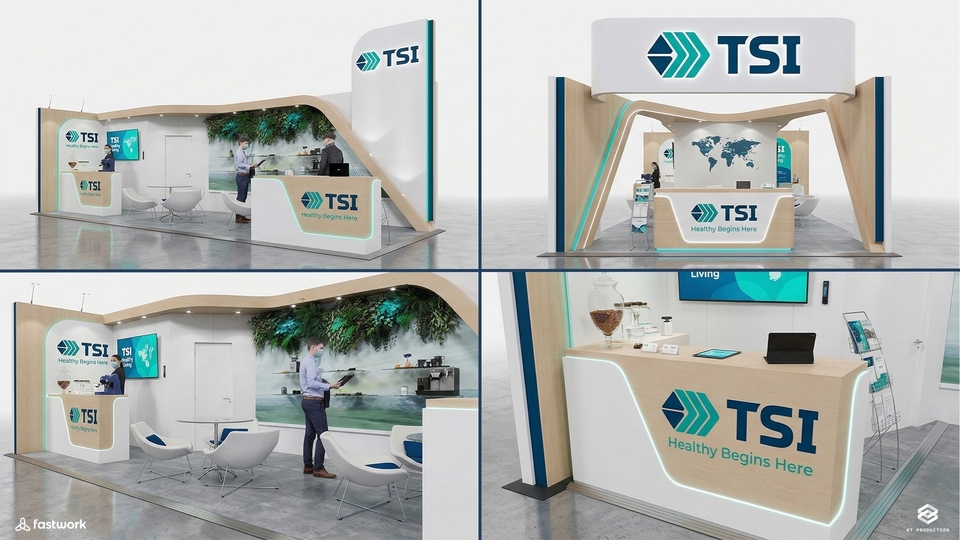 ออกแบบตกแต่งภายในและภายนอก - ออกแบบบูธ Booth Exhibition | 3D PERSPECTIVE ปรึกษาได้ค้าบ - 5