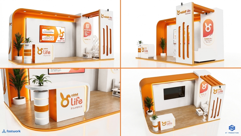 ออกแบบตกแต่งภายในและภายนอก - ออกแบบบูธ Booth Exhibition | 3D PERSPECTIVE ปรึกษาได้ค้าบ - 3