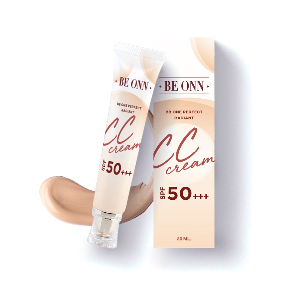 ออกแบบบรรจุภัณฑ์เครื่องสำอาง CC Cream BE ONN SPF50+++