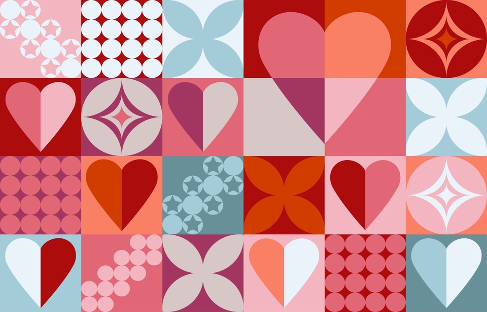 รับวาดภาพประกอบลายจุดสีพาสเทลน่ารัก สไตล์โมเดิร์น