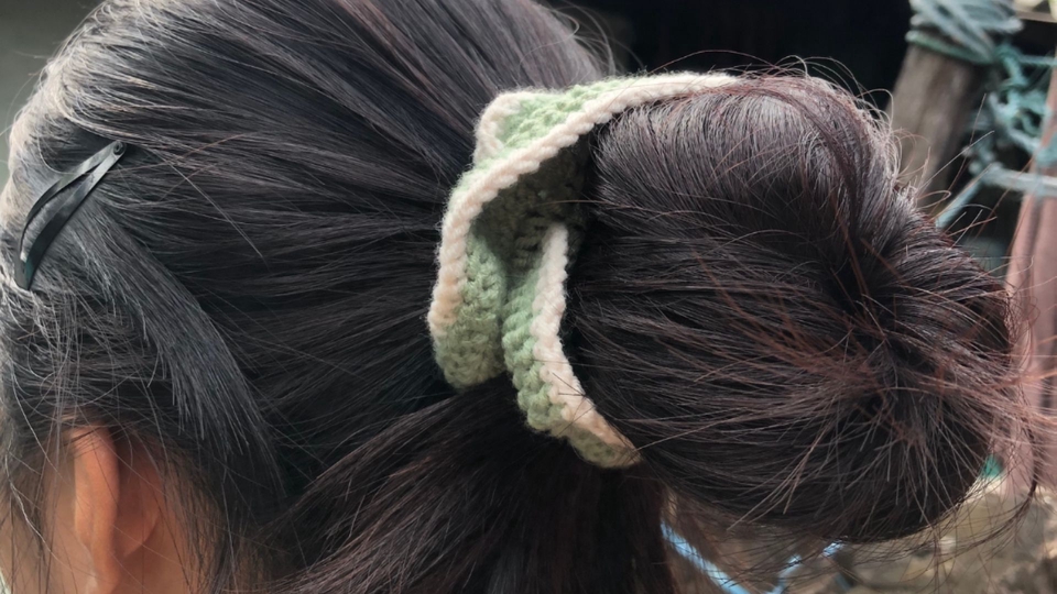 ยางมัดผมไหมพรม