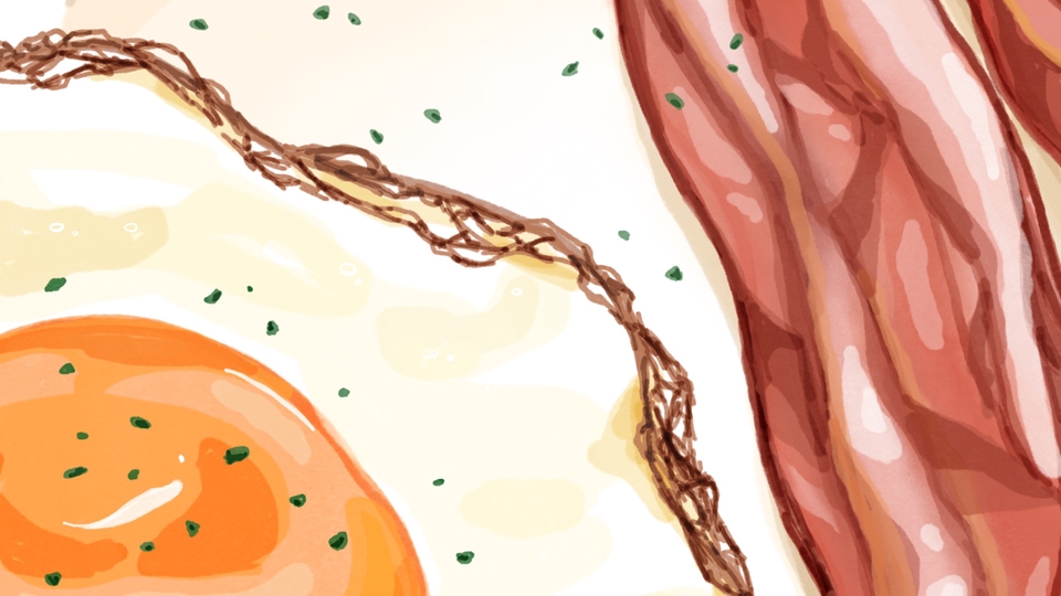 วาดภาพอาหาร