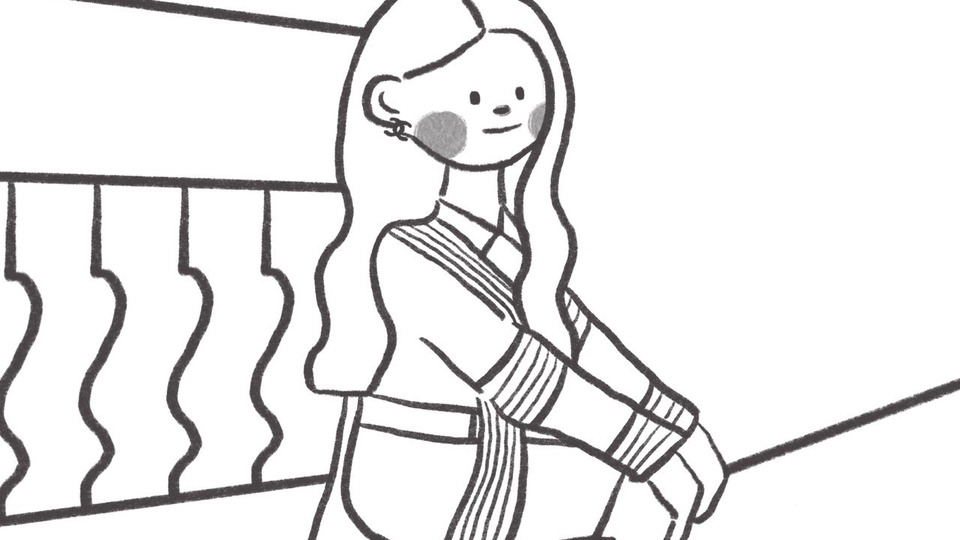 วาดภาพการ์ตูน - ภาพการ์ตูน ลายเส้นมินิมอล / minimal line art (fift style) - 7