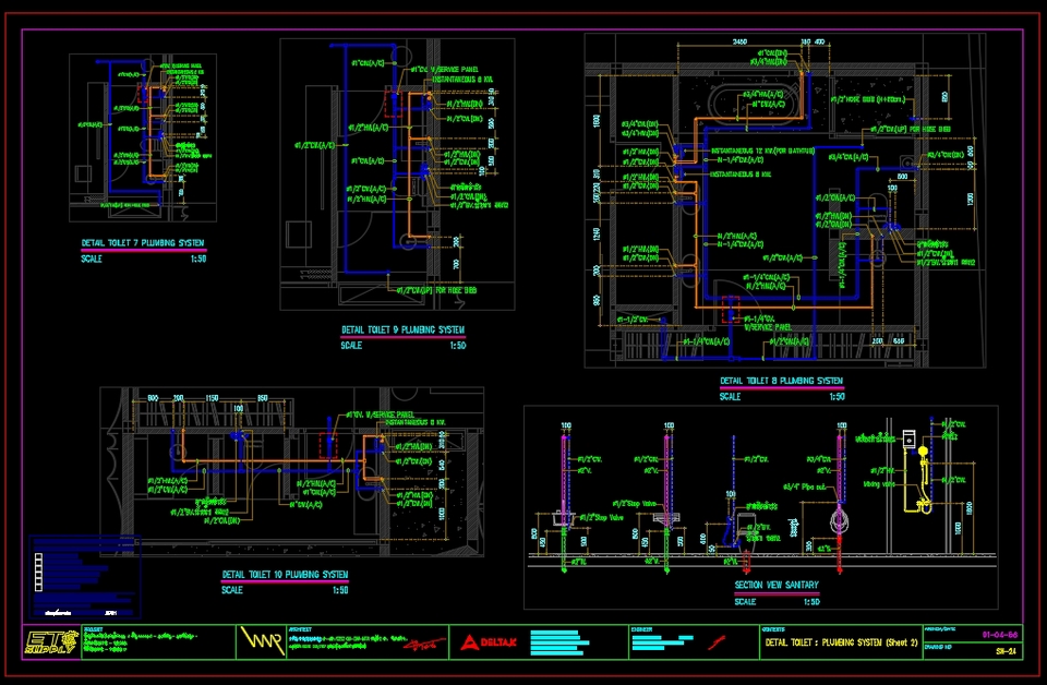 รับเขียนแบบก่อสร้าง งานระบบ สุขาภิบาลและงานระบบดับเพลิง เขียนแบบ 3D BOQ ประเมินราคา งานวิศวกรรม