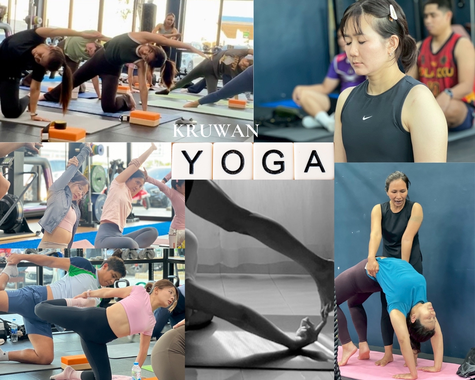 เรียนโยคะ - บริการสอนโยคะนอกสถานที่ พื้นที่ อ.กุมภวาปี จ.อุดรธานี ไพรเวท กลุ่ม องค์กร โดย Certified Yoga Teacher - 12