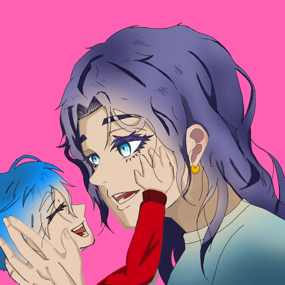 รับวาดรูปการ์ตูนอนิเมะ แม่ลูกน่ารัก สไตล์ญี่ปุ่น