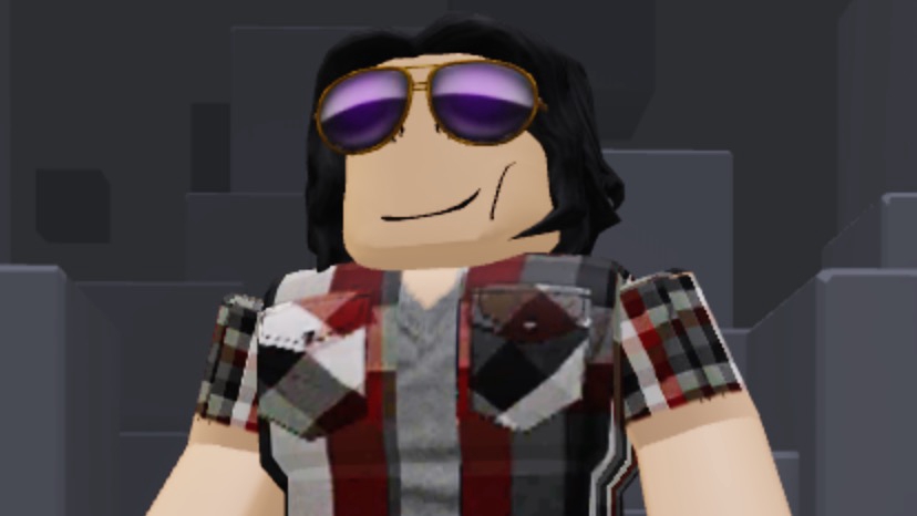 หาทีม rov สอนเล่น rov หาเพื่อนเล่น rov รูปภาพตัวละคร Roblox ใส่แว่นกันแดดสีม่วง เสื้อลายสก็อตสีแดงดำเทา หาเพื่อนเล่นเกม เล่นเกมเป็นเพื่อน รับจ้างเป็นเพื่อนเล่นเกม หาทีมลงแรงค์ หาตี้ rov หาเพื่อนเล่น valorant หาเพื่อนเล่น lol สอนเล่น rov