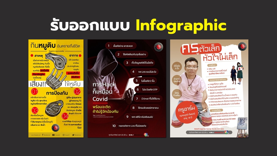 รับออกแบบInfographicราคาถูก สวย น่าสนใจ