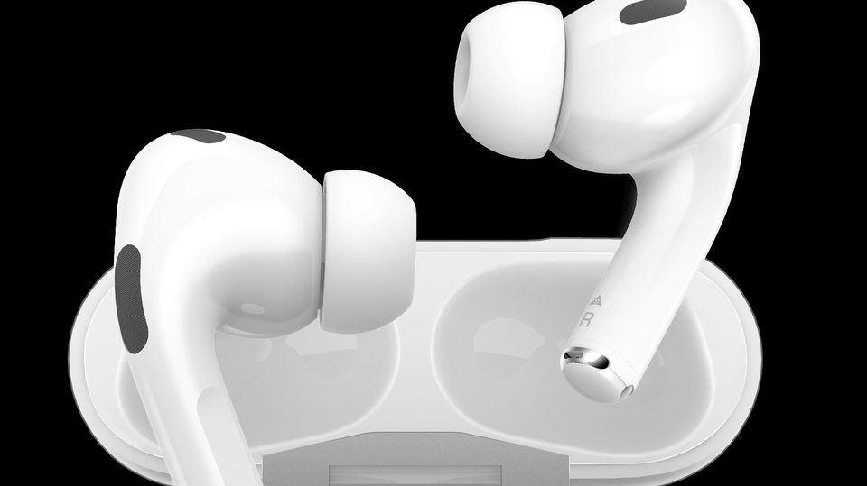 EarPod 3d Photorealistic Rendering