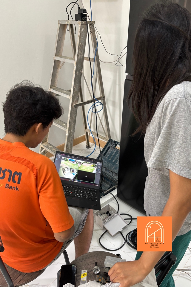 ติดตั้งกล้องวงจรปิด - ติดกล้องวงจรปิดภายในบ้านและนอกตัวบ้าน - 6