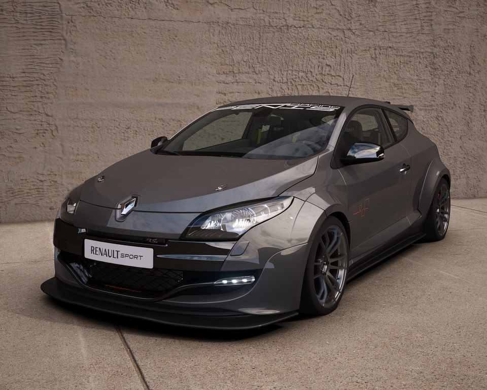 รับปั้นโมเดล3DรถRenault Sport โมเดล3มิติคุณภาพสูง