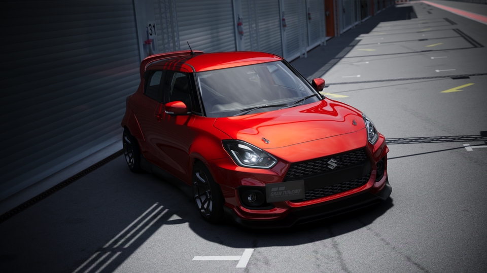 รับทำโมเดล3Dรถยนต์ซูซูกิ สวิฟท์ 3D packshot