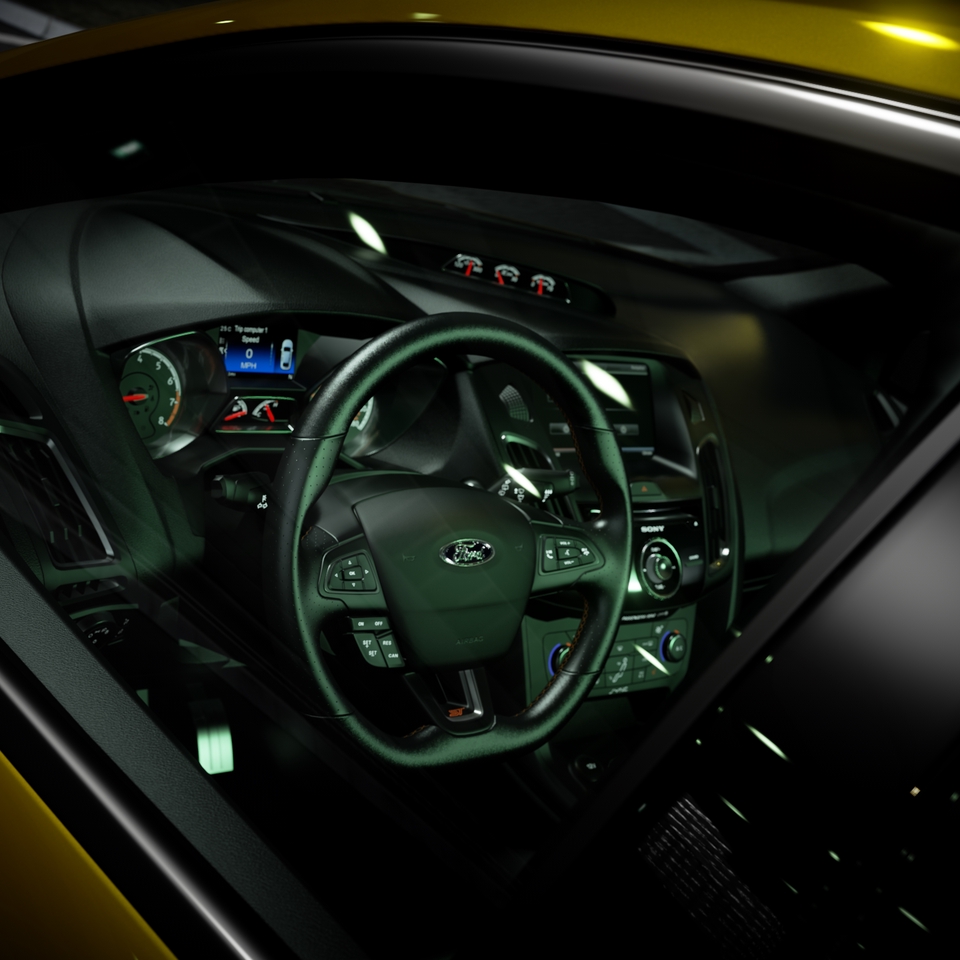 รับทำโมเดล 3D รถยนต์ ฟอร์ด โมเดลรถ 3 มิติ ภาพจำลองรถ