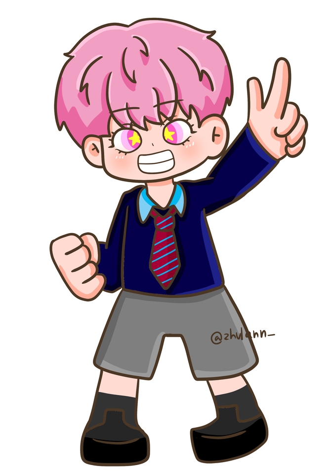 รับวาดรูปตัวการ์ตูนน่ารัก พร้อมท่าทางให้กำลังใจ เหมาะสำหรับประกอบนิทานหรือวาดภาพประกอบการ์ดอวยพร