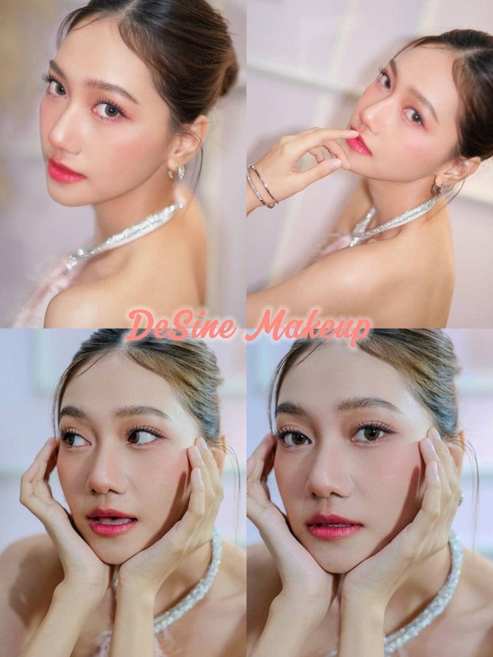 รับแต่งหน้าเจ้าสาว ช่างแต่งหน้า แต่งหน้ารับปริญญา สวยหวาน Desine Makeup