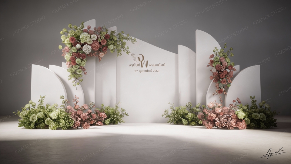 ทำ backdrop สวยๆ สำหรับงานแต่งงาน, รับทำ backdrop ออกแบบพิเศษ