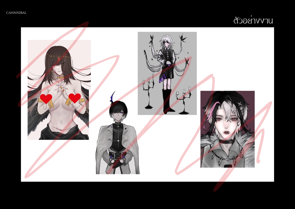 วาดภาพการ์ตูน - commission art รับวาดรูปตามสั่งค่ะ - 2
