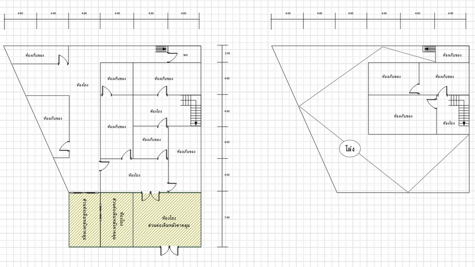 เขียนแบบพื้นฐาน โครงสร้างอาคาร บ้าน โรงงานฯ