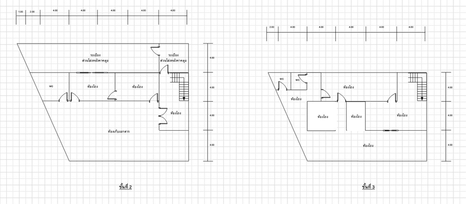 รับเขียนแบบบ้านสองชั้น แบบบ้านพร้อมBOQ เขียนแบบก่อสร้าง