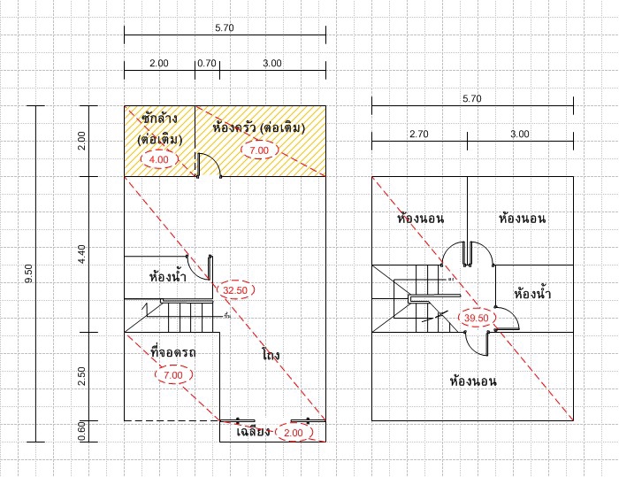 รับเขียนแบบบ้านสองชั้น พร้อม BOQ แบบบ้านชั้นเดียว ออกแบบโครงสร้างบ้าน