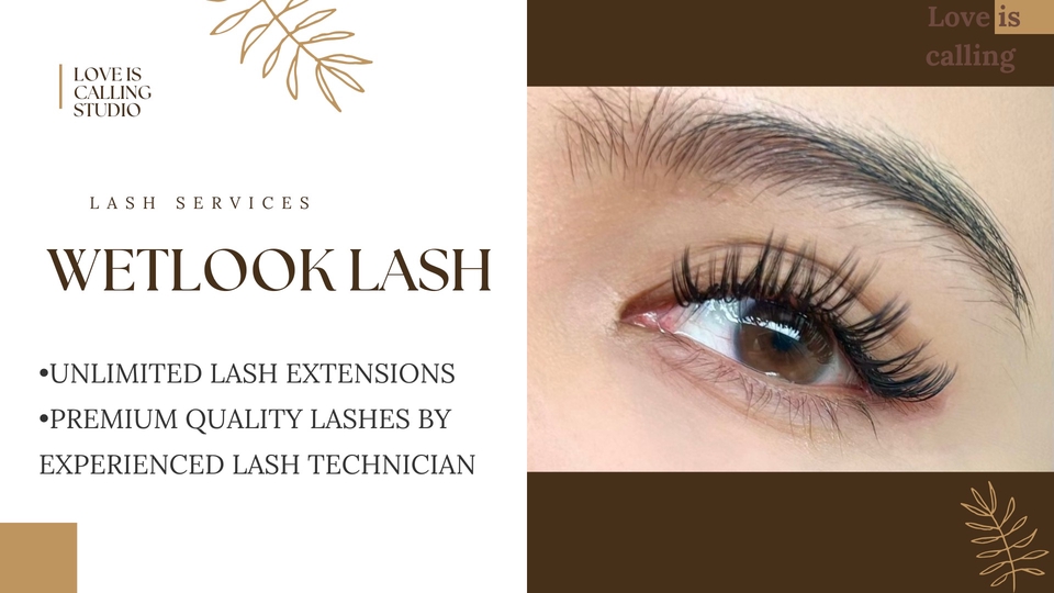 ต่อขนตา wetlook