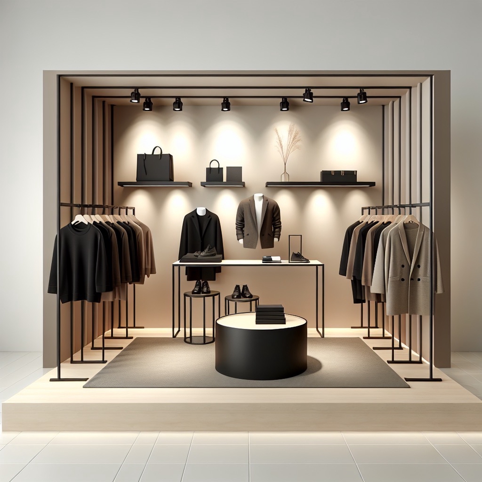 รับออกแบบตกแต่งภายในร้านค้าหรู ออกแบบร้านเสื้อผ้า