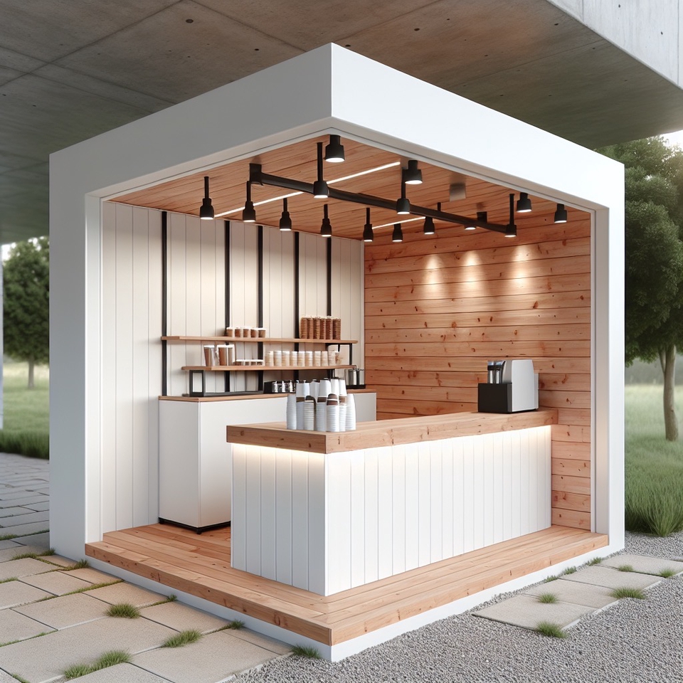 ออกแบบร้านกาแฟสวยทันสมัย ออกแบบตกแต่งภายใน