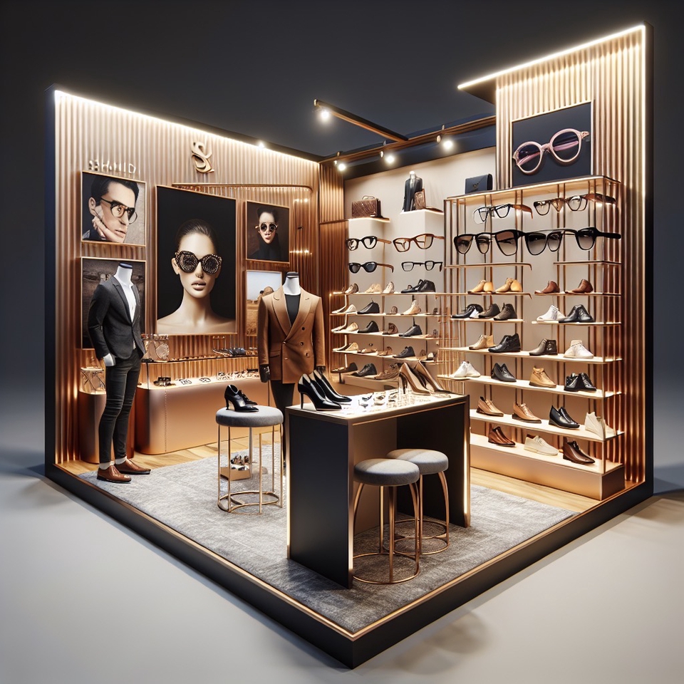 รับออกแบบตกแต่งภายในร้านแว่นตาหรู ออกแบบร้านค้าสวย