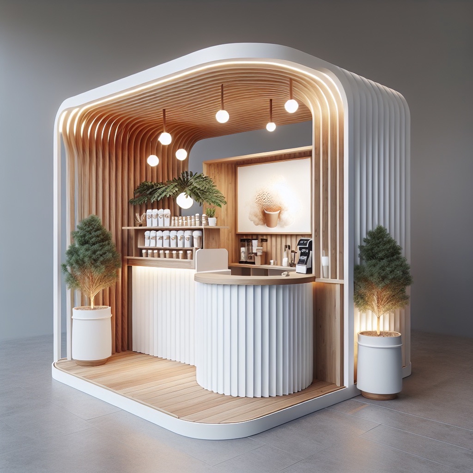 ออกแบบร้านกาแฟสวยหรู สไตล์โมเดิร์น รับออกแบบตกแต่งภายใน