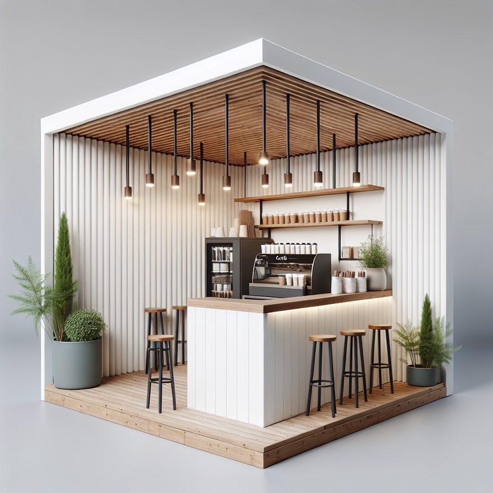 ออกแบบร้านกาแฟสวยทันสมัย รับออกแบบตกแต่งภายใน