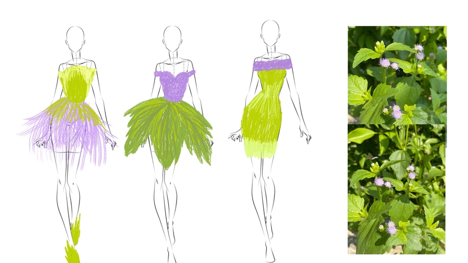 ตีความตามโจทย์ที่ได้รับ สร้างสรรค์เป็นชุด เสื้อผ้า