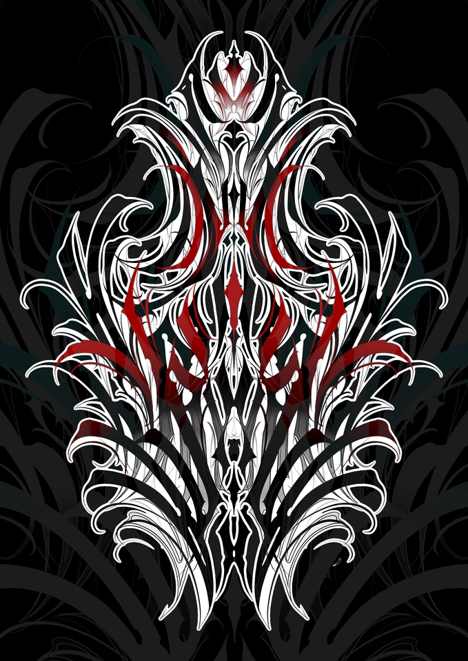 ออกแบบลายสัก แทททู - ออกแบบลายสัก calligraphy lettering - 25