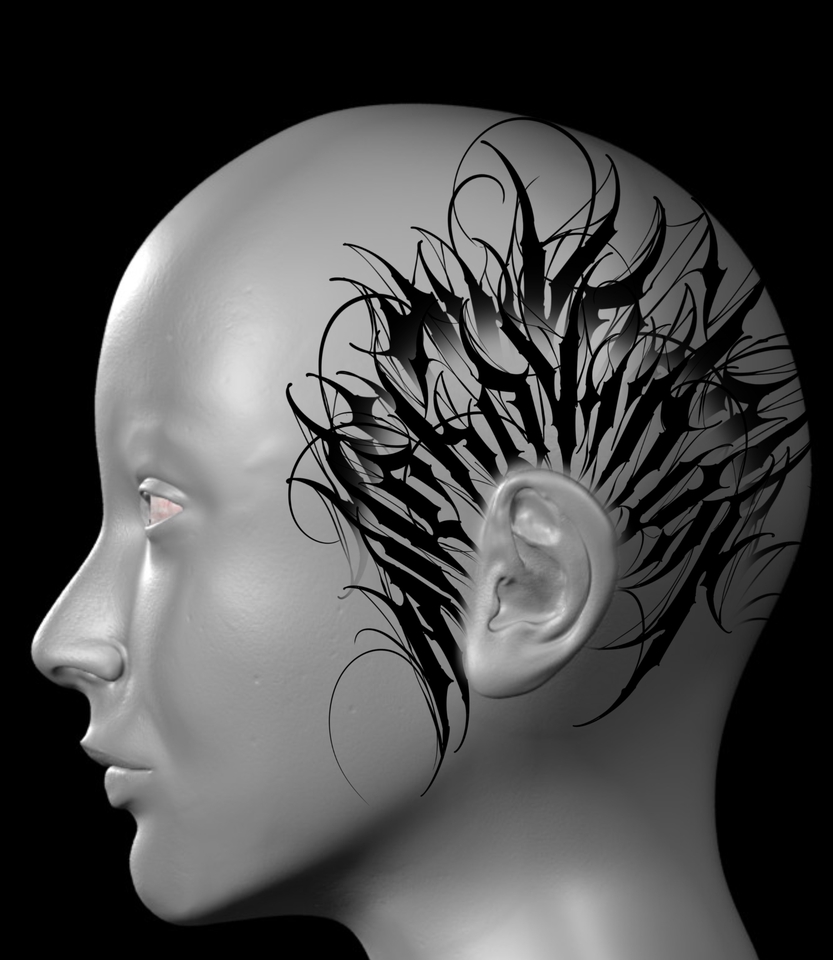 ออกแบบลายสัก แทททู - ออกแบบลายสัก calligraphy lettering - 12