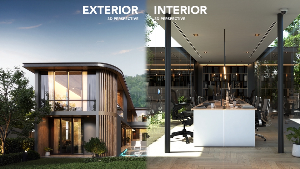 รับทำอนิเมชั่น3Dและ2D ภาพเคลื่อนไหวอาคารสวย