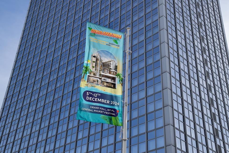 รับทำแบคดรอปผ้าใบงานเทศกาลภูเก็ต