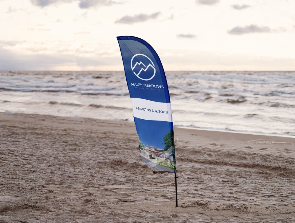 รับทำแบคดรอปผ้าใบคุณภาพสูง พิมพ์ภาพคมชัด สำหรับMannix Meadows