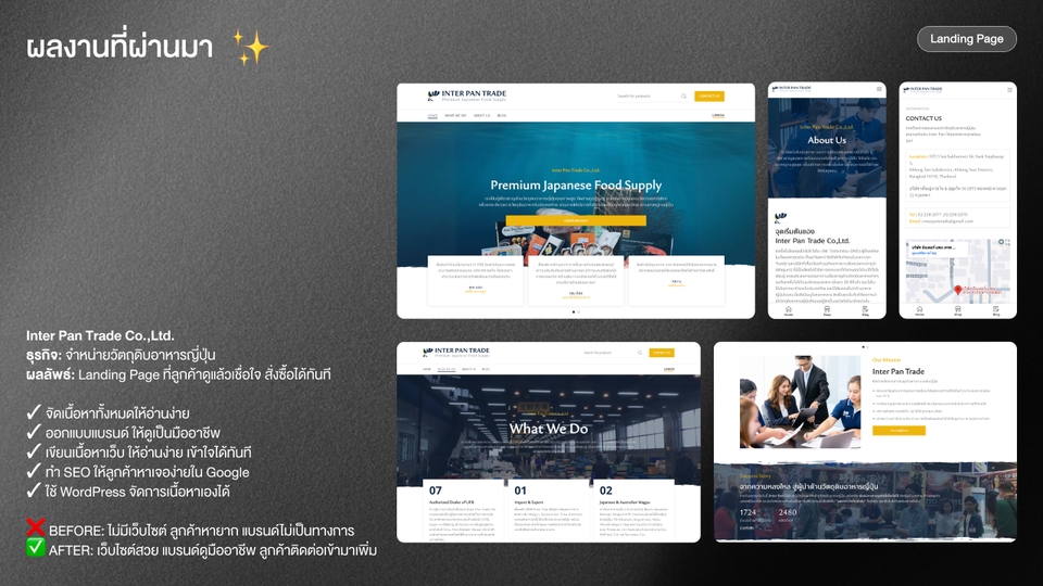 ออกแบบเว็ปไซต์ wordpress