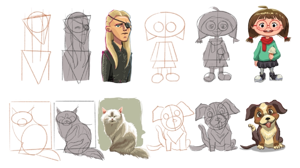 ออกแบบตัวละครและคาแรคเตอร์ วาดภาพประกอบ สไตล์การ์ตูนญี่ปุ่น อนิเมะ