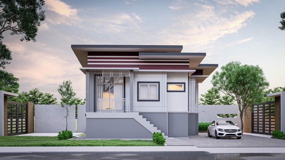 รับออกแบบบ้านสวยสไตล์โมเดิร์น ออกแบบตกแต่งภายในบ้าน