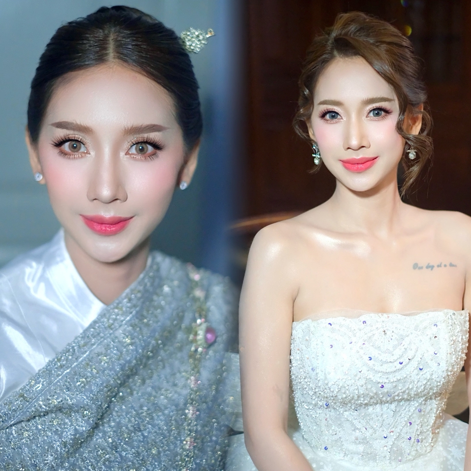 ช่างแต่งหน้าเจ้าสาว แต่งหน้ารับปริญญา บริการแต่งหน้าทำผม