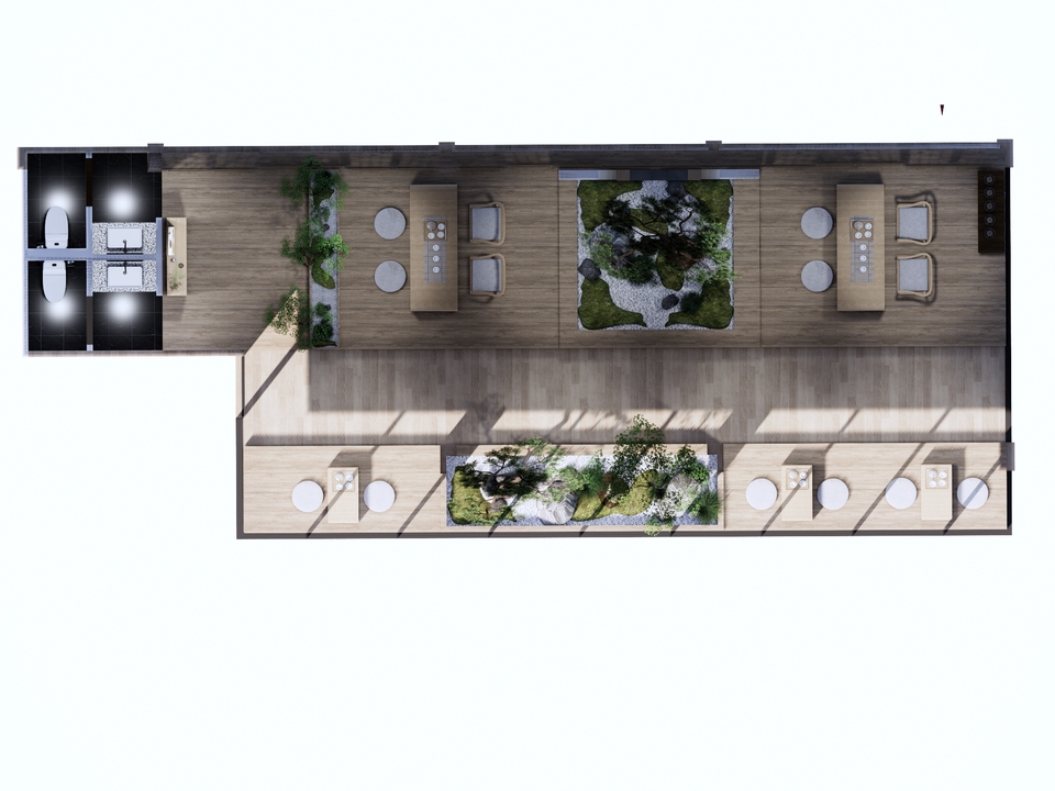 รับออกแบบตกแต่งภายในอาคารสวย สไตล์โมเดิร์น ออกแบบบ้านพักอาศัย