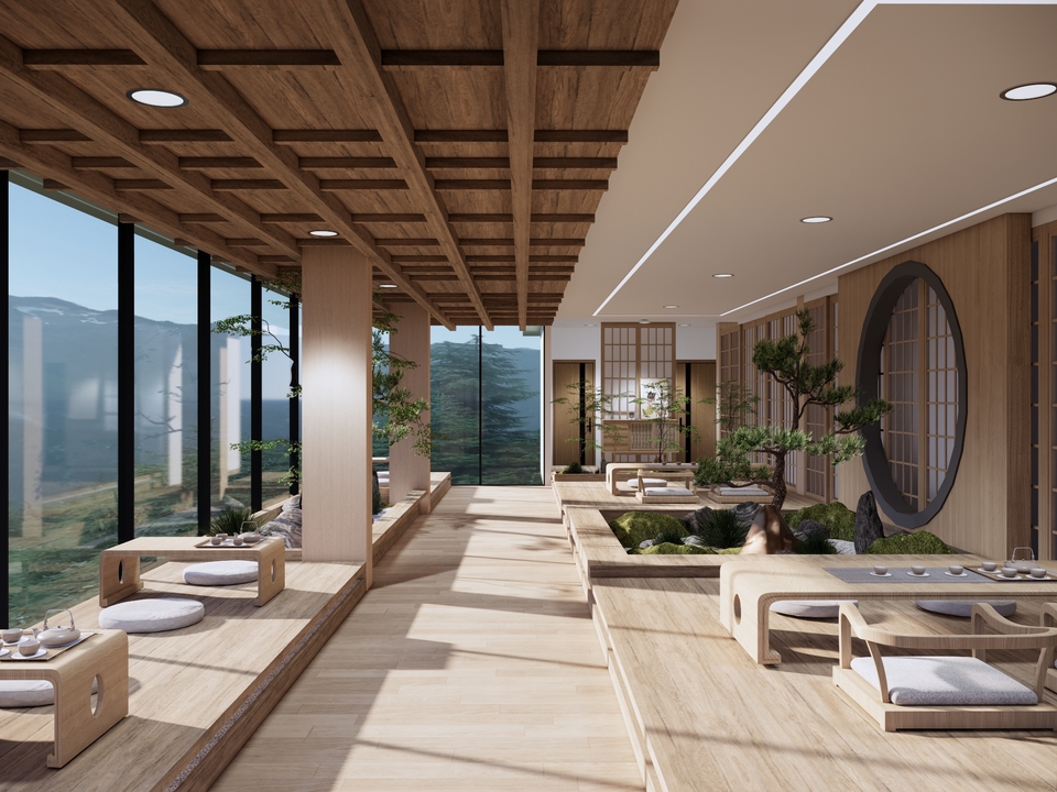 ออกแบบตกแต่งภายในสไตล์ญี่ปุ่นโมเดิร์น รับออกแบบบ้าน