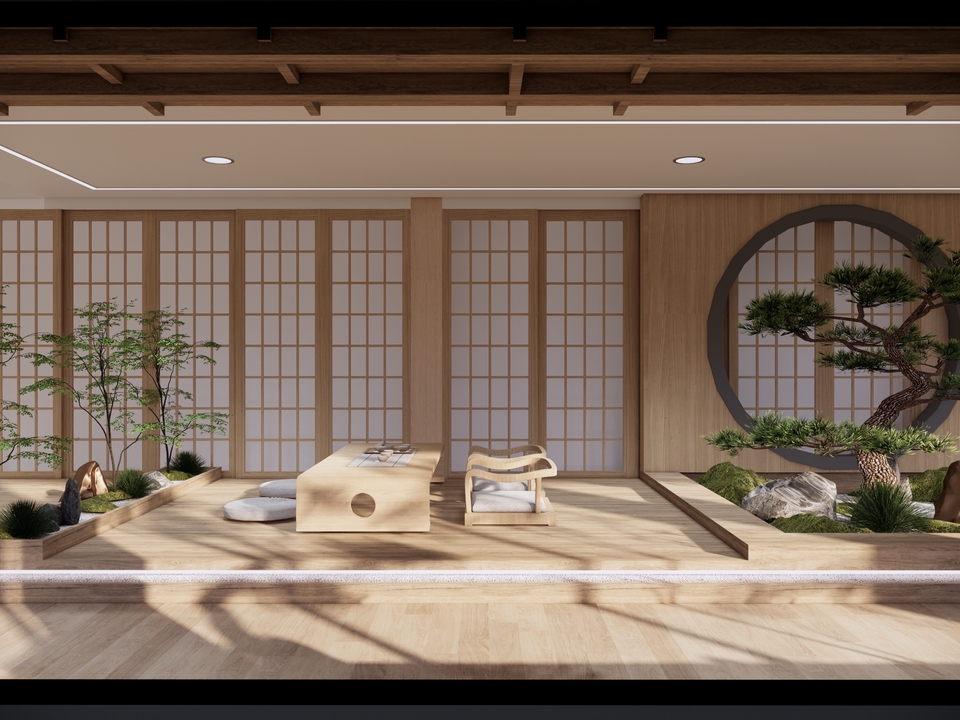 รับออกแบบตกแต่งภายในสไตล์ญี่ปุ่น โมเดิร์น มินิมอล บ้านพักอาศัย