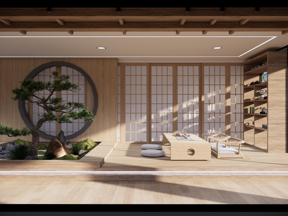 ออกแบบตกแต่งภายในสไตล์ญี่ปุ่นบ้านพักอาศัย รีโนเวทบ้าน รับสร้างบ้าน