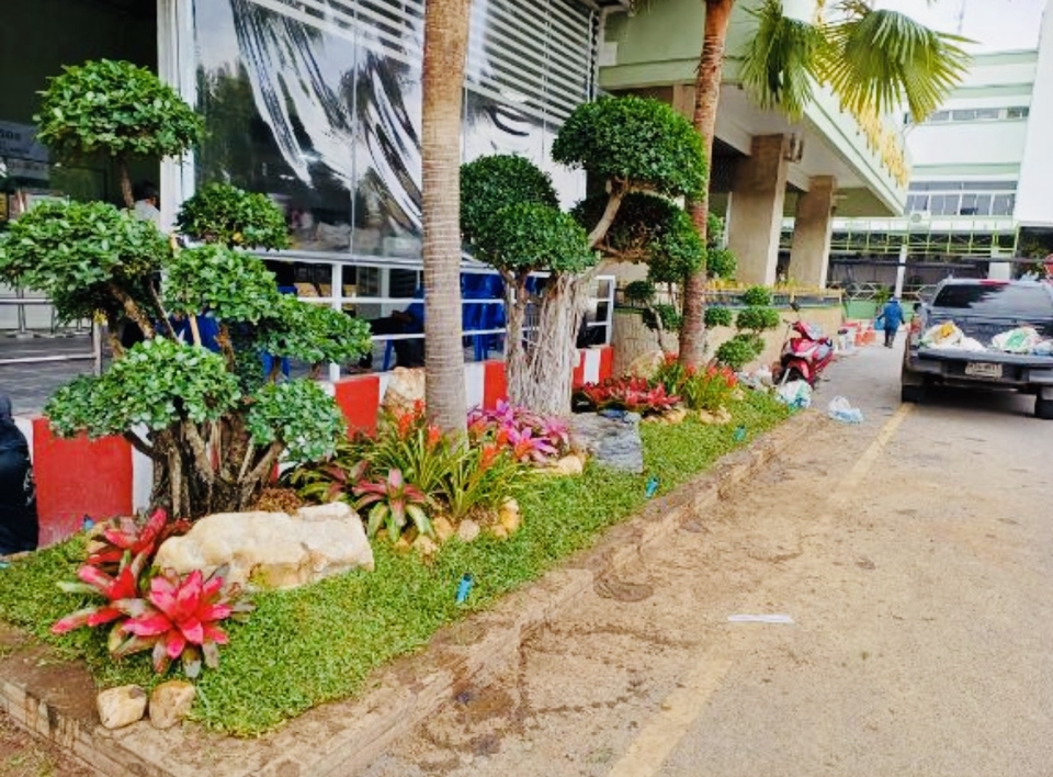 รับจัดสวนสวยสไตล์ญี่ปุ่น  จัดสวนหน้าบ้าน  ออกแบบภูมิทัศน์