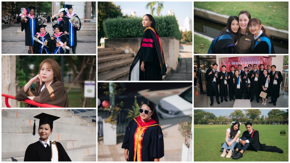 ถ่ายรูปรับปริญญา นอกรอบ วันซ้อม วันจริง